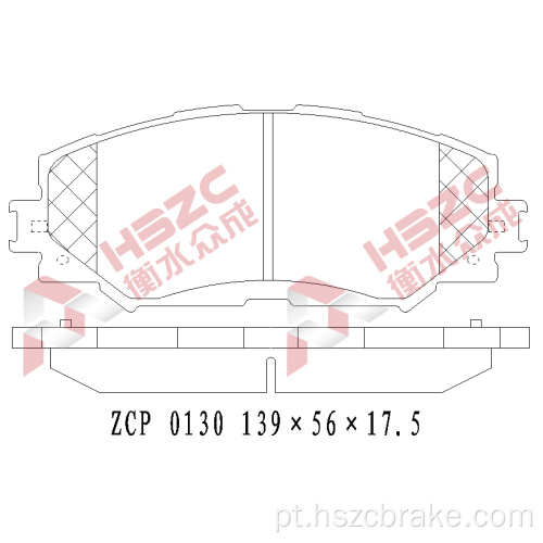 FMSI D1210 PAT CERAMICA DE CERAMICA DE CARRO PARA TOOTA